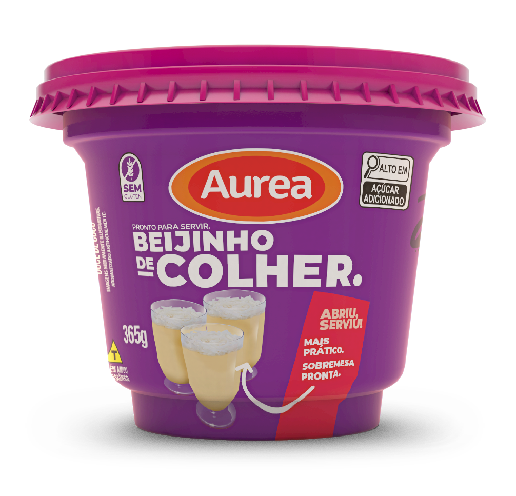 SOBREMESA BEIJINHO DE COLHER AUREA 365G