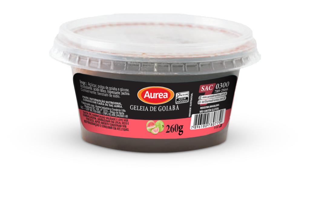 GELEIA DE GOIABA AUREA 260G